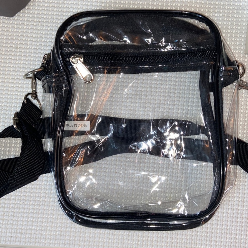 Clear Crossbody Purse Bag, Stadium Approved